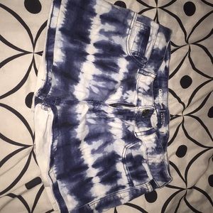 Tie die shorts